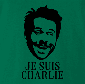 je suis charlie day green t-shirt