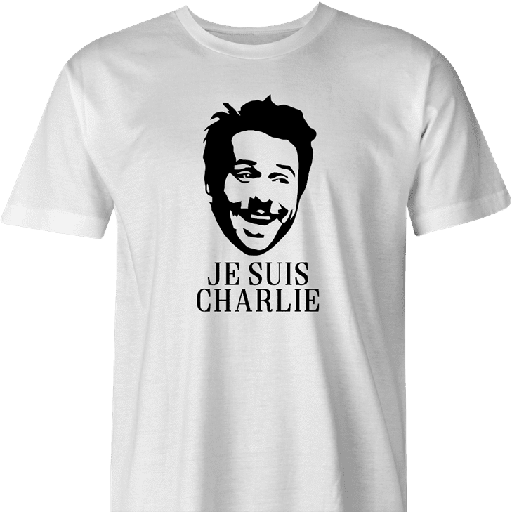 je suis charlie day white men's t-shirt