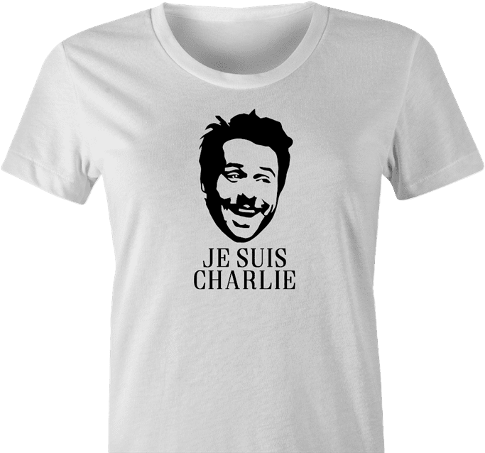 je suis charlie day white women's t-shirt