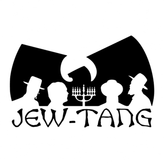 Funny Jewish Humor Jew Tang Clan white t-shirt