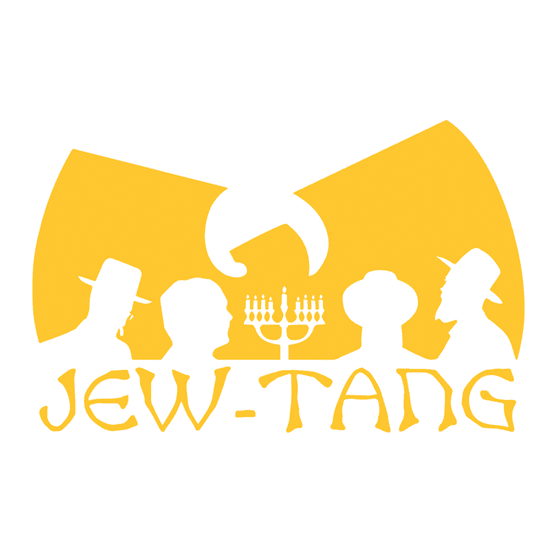 Funny Jewish Israel Humor Jew Tang Clan white t-shirt