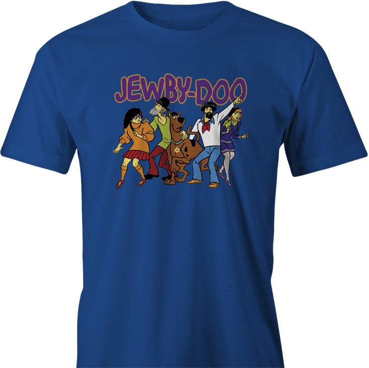 Funny jewish scooby jew men's t-shirt