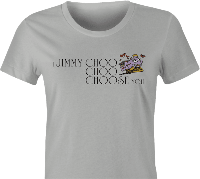 Funny I choose you jimmy choo ralph wiggum women's t-shirt
