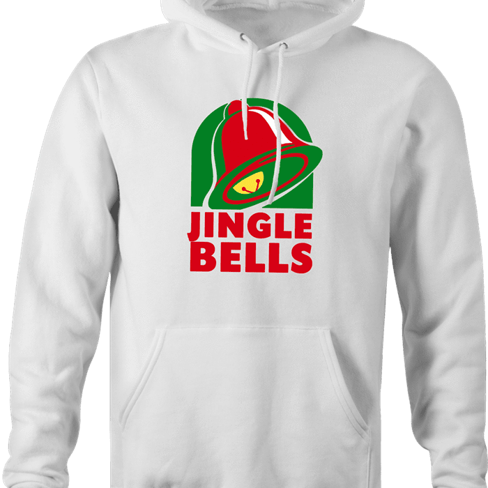 funny Taco Bell Jingle Bells Christmas Holiday Parody Tshirt white hoodie