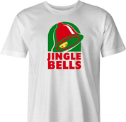 funny Taco Bell Jingle Bells Christmas Holiday Parody Tshirt men's t-shirt white 