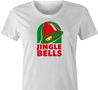 funny Taco Bell Jingle Bells Christmas Holiday Parody Tshirt women's t-shirt white 