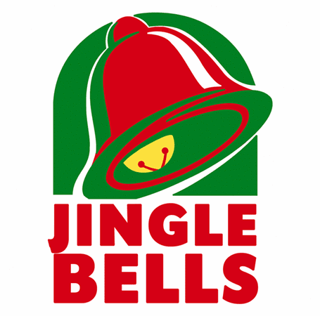 funny jingle bells taco bell  parody t-shirt white 