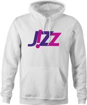Funny Wizz Air sexy parody Jizz  white hoodie