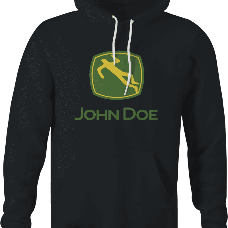 Funny John Doe John Deer Parody  hoodie