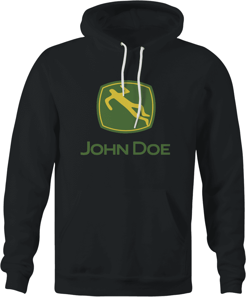Funny John Doe John Deer Parody  hoodie
