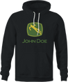 Funny John Doe John Deer Parody  hoodie