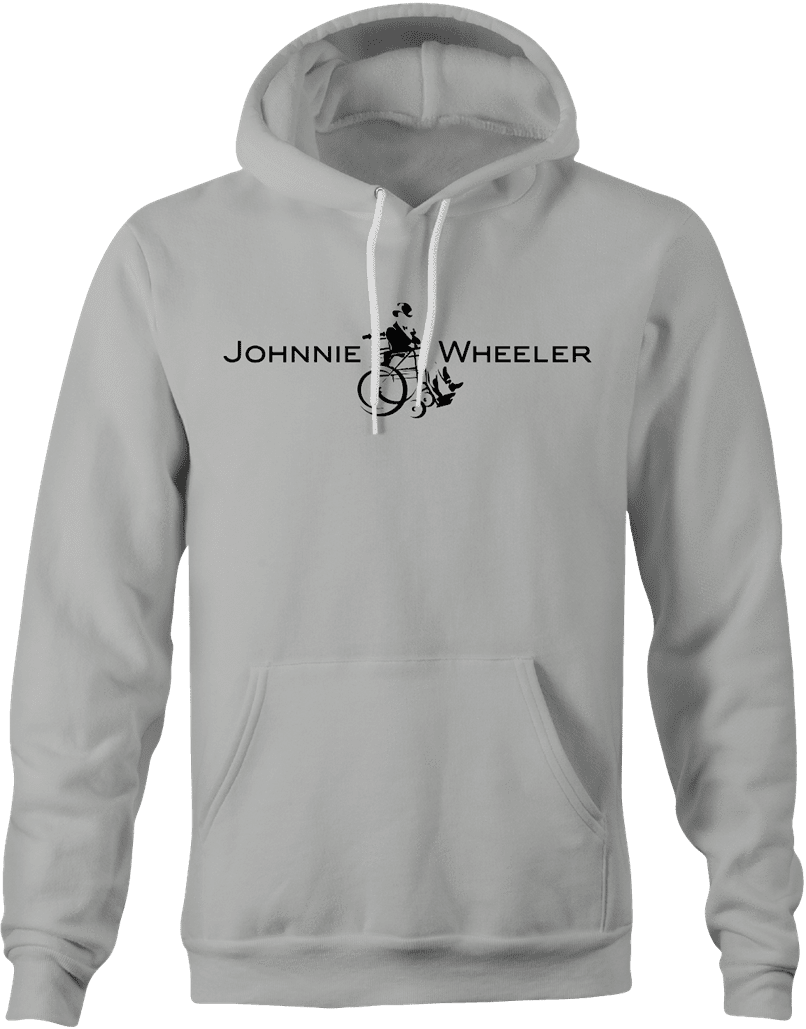Funny Johnnie walker wheelchair parody ash hoodie
