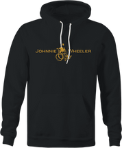 Funny Johnnie walker wheelchair parody black hoodie