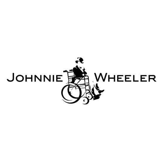 Funny Johnnie walker wheelchair parody women's t-shirt 