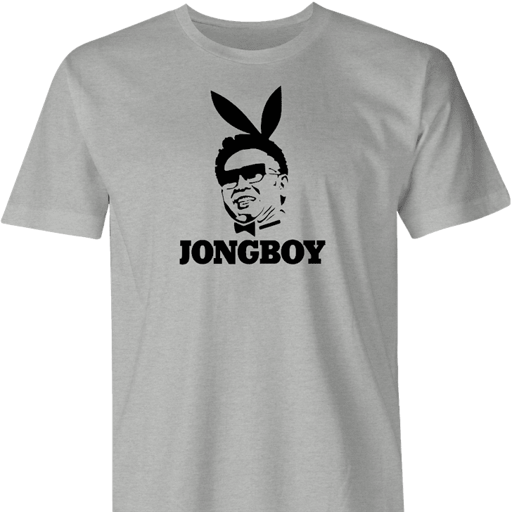 kim jong un jongboy north korean playboy  men's ash t-shirt