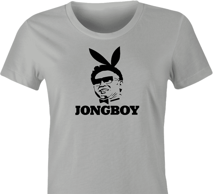 kim jong un jongboy north korean playboy  women's ash t-shirt