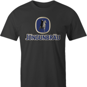 Funny north korea beer kim jong un lowenbrau men's t-shirt black 