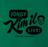 Funny North Korean Talk show kim jong il green t-shirt