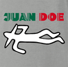 Funny Mexican Juan Doe ash grey t-shirt