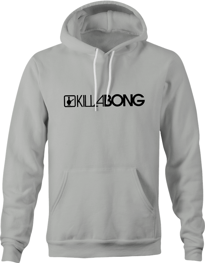 funny Killer Bong Weed Parody t-shirt Ash Grey hoodie
