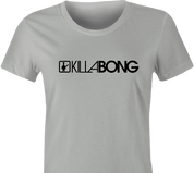 funny Killer Bong Weed Parody t-shirt women's Ash Grey
