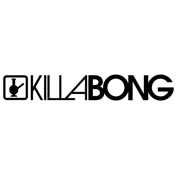 funny Killer Bong Weed Parody white tee