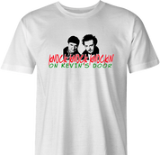 funny Home Alone Knocking On Kevins Door Parody white men's t-shirt
