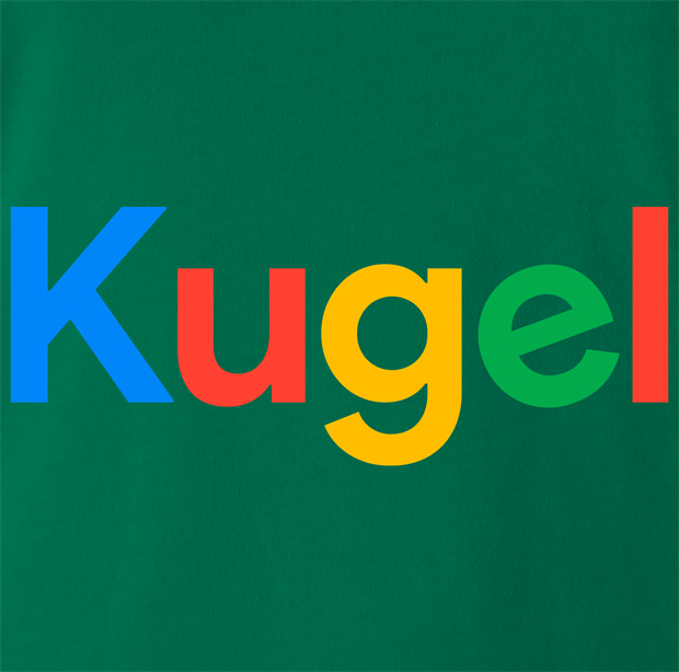 funny google jewish kugel men's green t-shirt