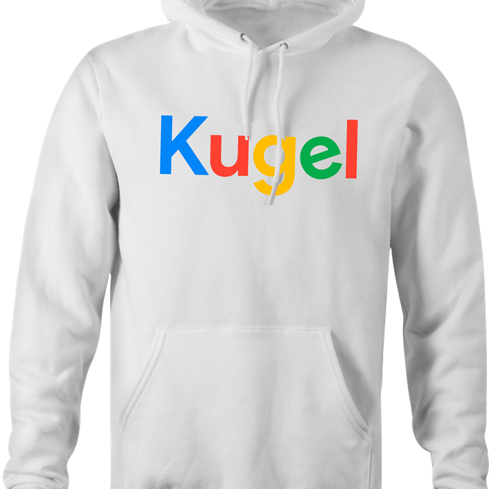 funny google jewish kugel men's white hoodie