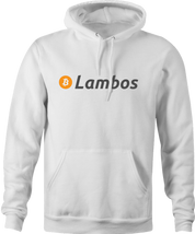 Funny BTC bitcoin lamborghiniwhite hoodie