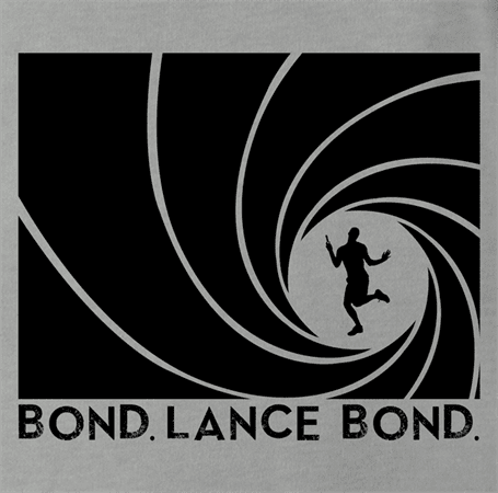 Funny James Bond Gay parody t-shirt grey