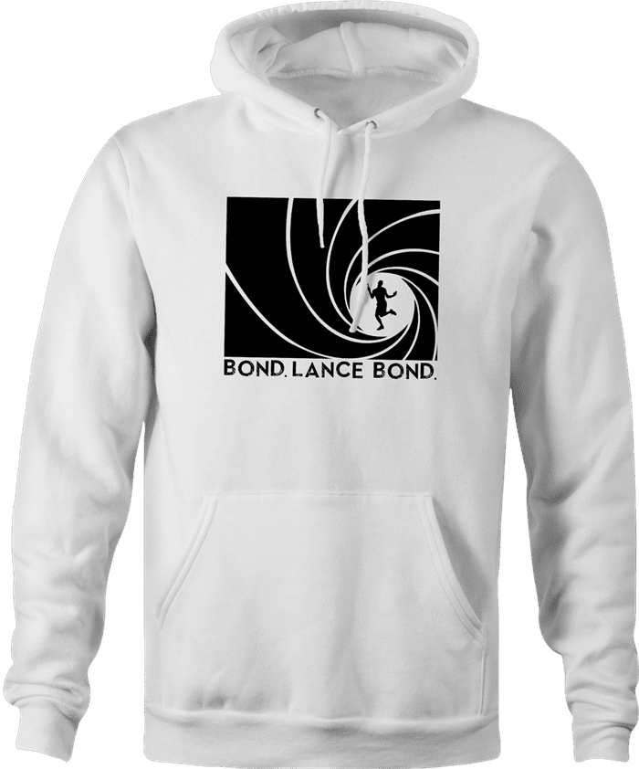 Funny James Bond Gay parody hoodie white 