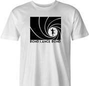 Funny James Bond Gay parody t-shirt white men's
