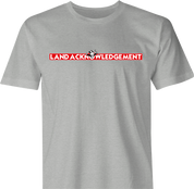 funny land acknowledgement monopoly t-shirt men's grey