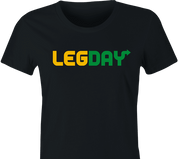 Funny Never Skip Leg Day Weightlifting Women's Black