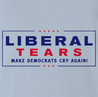 Liberal tears funny republican t-shirt men's light blue