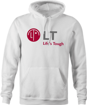 funny Lifes Tough LG Brand Parody t-shirt white men's hoodie