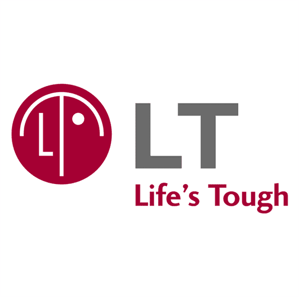 funny Lifes Tough LG Brand Parody t-shirt white 