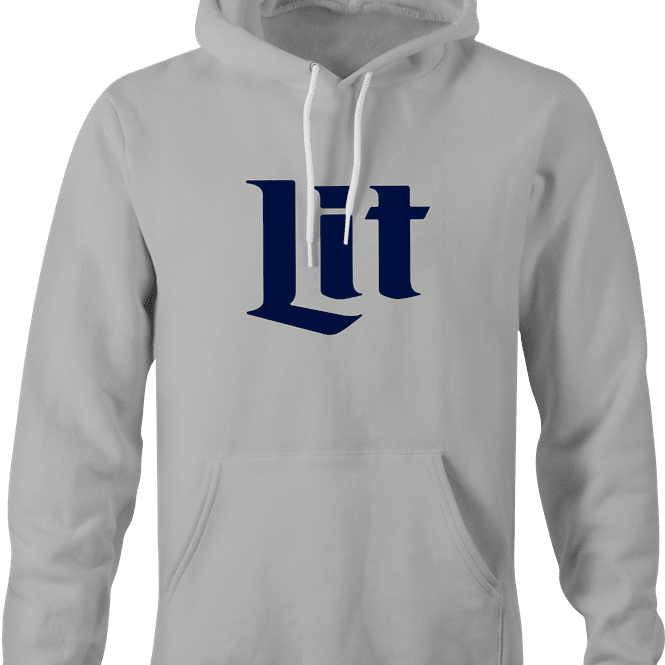 funny Lit Miller Light Mashup t-shirt Ash Grey hoodie