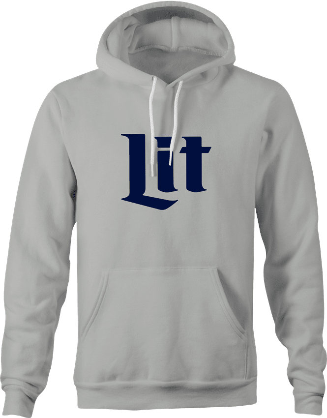 funny Lit Miller Light Mashup t-shirt Ash Grey hoodie