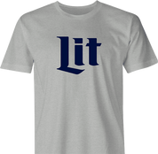 funny Lit Miller Light Mashup men's t-shirt