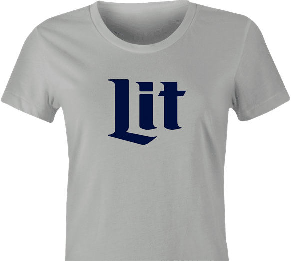 Funny Lit Beer Logo T Shirt Big Bad Tees