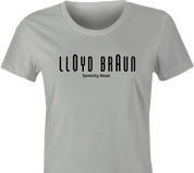 funny Lloyd Braun Serenity Now! t-shirt women's Ash Grey