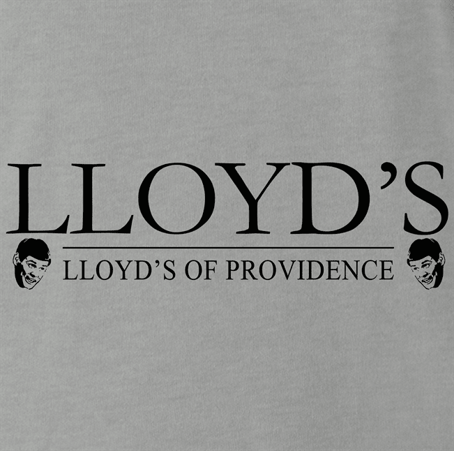 Funny Dumb And Dumber Insurance Tee - Lloyd's Of Providence Asrh Gey T-Shirt