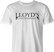 Funny Dumb And Dumber Insurance Tee - Lloyd's Of Providence White Men's T-Shirt