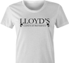 Funny Dumb And Dumber Insurance Tee - Lloyd's Of Providence White Women's T-Shirt
