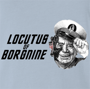 ernest borgnine star trek light blue t-shirt