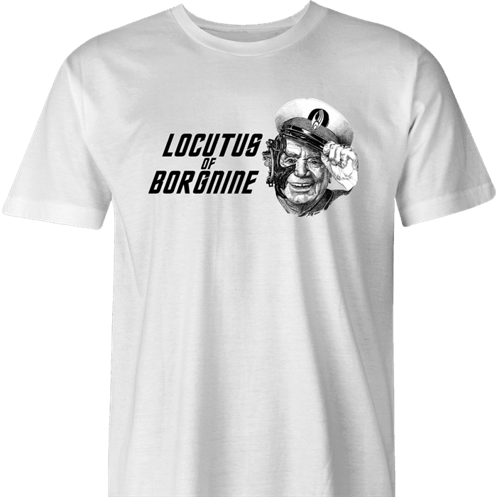 ernest borgnine star trek white men's tshirt 