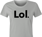 Funny Lol AOL Mashup  Parody T-Shirt Women's Ash Grey
