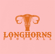 Funny texas longhorns suck fallopian tube parody pink t-shirt